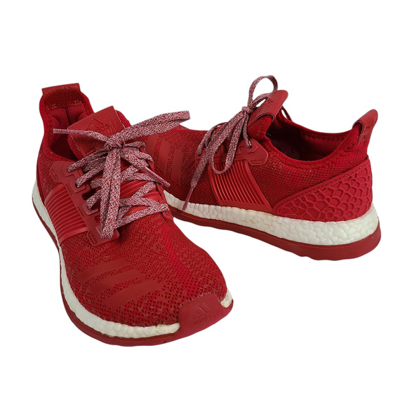 Adidas Pure Boost Running Training Shoe Scarlet  7.5M - Picture 2 of 12